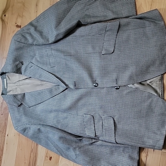 Authentic English magee tweed 46 houndstooth blazer from Harrods - Picture 3 of 13